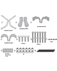 KIT DE FIJACIÓN POSTERIOR GIVI 1192FZ HONDA NC750X KIT DE FIJACIÓN POSTERIOR GIVI 1192FZ HONDA NC750X