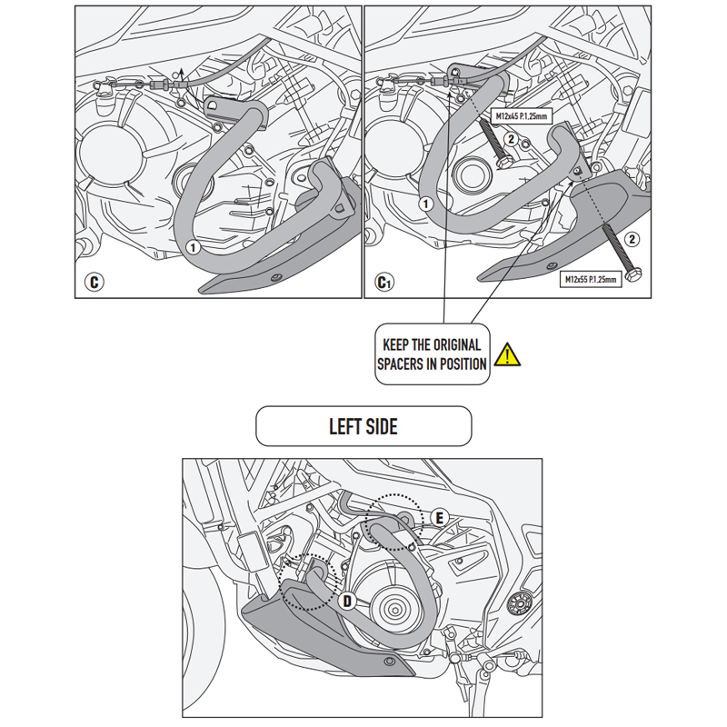 DEFENSAS DE MOTOR GIVI TN1192 HONDA NC750X 