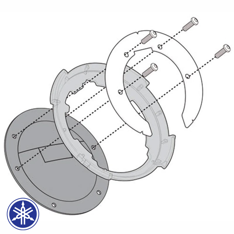 ADAPTADOR GIVI PARA BOLSAS TANKLOCK BF75
