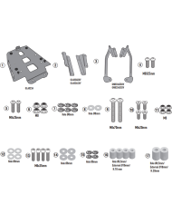 KIT DE FIJACIÓN POSTERIOR GIVI SRA9651 KOVE 800 X PRO KIT DE FIJACIÓN POSTERIOR GIVI SRA9651 KOVE 800 X PRO
