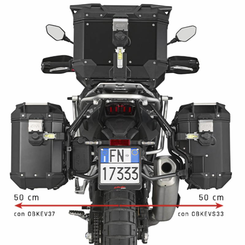 KIT DE FIJACION MALETAS LATERALES GIVI PLOS9651CAM KOVE 800 X-PRO KIT DE FIJACION MALETAS LATERALES GIVI PLOS9651CAM KOVE 800 X-PRO