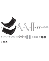 KIT DE PROTECTORES DE MANOS GIVI HP9651B KOVE 800 X-PRO