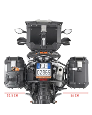 KIT DE FIJACION MALETAS LATERALES GIVI PLO7717CAM KTM ADVENTURE 890/790 KIT DE FIJACION MALETAS LATERALES GIVI PLO7717CAM KTM ADVENTURE 890/790