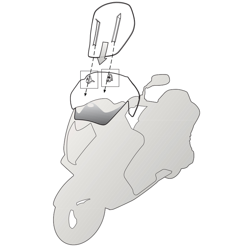 PARABRISAS GIVI D7716ST AIRFLOW EXTENSIBLE KTM 790/890 ADVENTURE PARABRISAS GIVI D7716ST AIRFLOW EXTENSIBLE KTM 790/890 ADVENTURE
