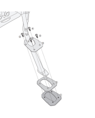 EXTENSIÓN CABALLETE LATERAL GIVI ES7712 KTM 890/790 ADVENTURE/HUSQVARNA NORDEN