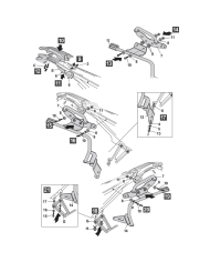 KIT DE FIJACION MALETAS LATERALES SHAD 3P W0FG94IF BMW F900 GS