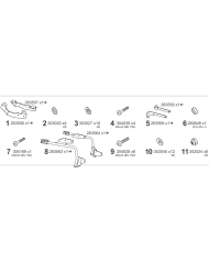 KIT DE FIJACION MALETAS LATERALES SHAD 3P W0RG15IF BMW R1300 GS ADVENTURE