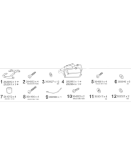 KIT DE FIJACION MALETAS LATERALES SHAD 4P H0NC714P HONDA NC750 X