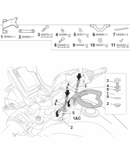 FIJACION BOLSA DE DEPOSITO SHAD CLICK SYSTEM Y014CS YAMAHA TENERE 700