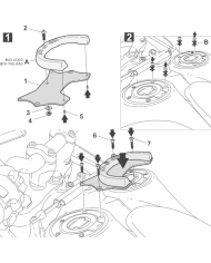 FIJACION BOLSA DE DEPOSITO SHAD CLICK SYSTEM Y013CS YAMAHA TENERE 700 WORLD RALLY
