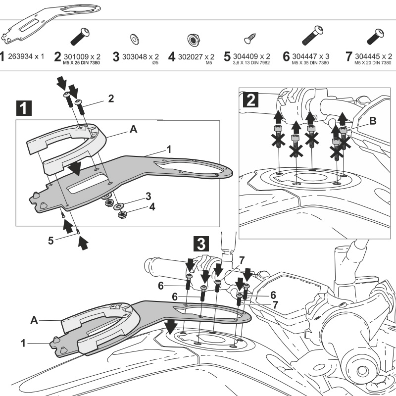 FIJACION BOLSA DE DEPOSITO SHAD CLICK SYSTEM Y011CS YAMAHA MT07