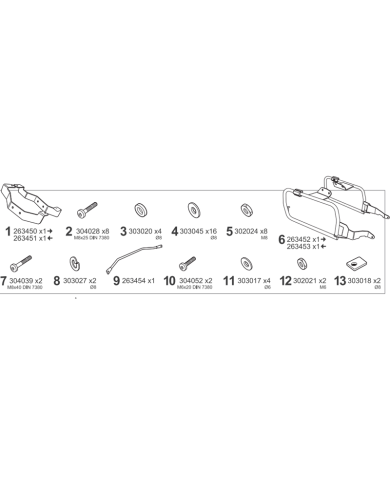 KIT DE FIJACION MALETAS LATERALES SHAD 4P V0DS944P VOGE 900 DSX