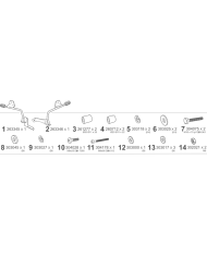 KIT DE FIJACION MALETAS LATERALES SHAD 3P V0DS53IF VOGE 625/525 DSX