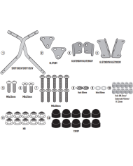 KIT DE FIJACION POSTERIOR GIVI SR8719 BENELLI TRK 702/QJMOTOR SRT 700 SX | Fijaciones Top Case de moto | %brands%