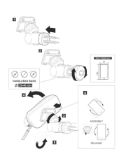 KIT SOPORTE UNIVERSAL SHAD SG71 180 X 90 MM PARA MANILLAR