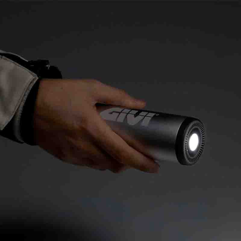 COMPRESOR Y LINTERNA DE EMERGENCIA GIVI CON BATERIA RECARGABLE  S502 