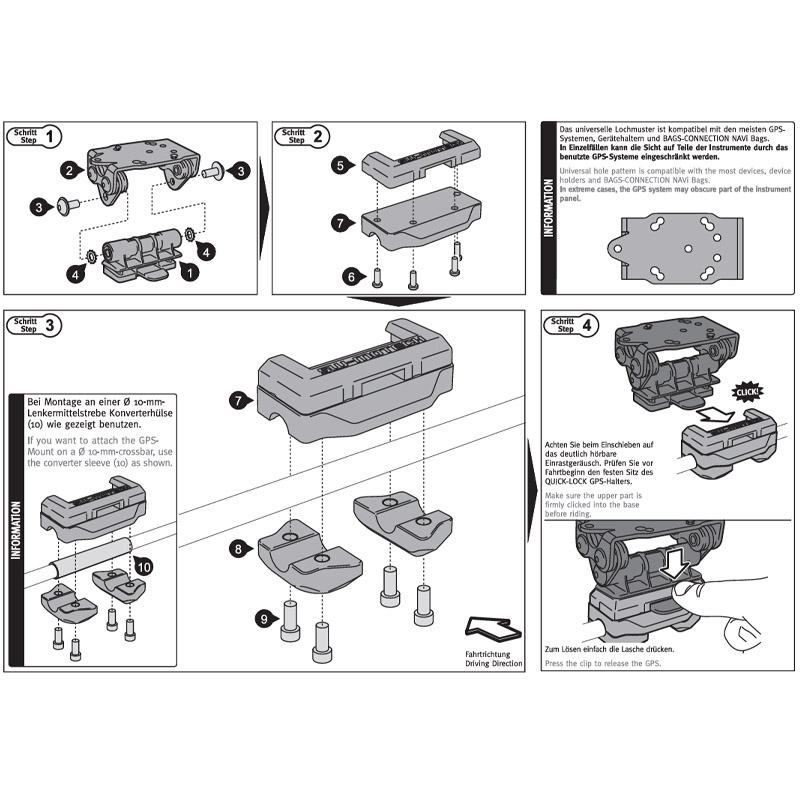 SOPORTE PORTA DISPOSITIVOS GPS/SMARTPHONE SW-MOTECH LEH.00.039.24100.20/S APRILIA TUAREG