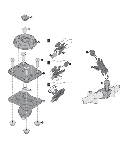 KIT SOPORTE UNIVERSAL SW-MOTECH PARA SMARTPHONE GPS.00.308.35000