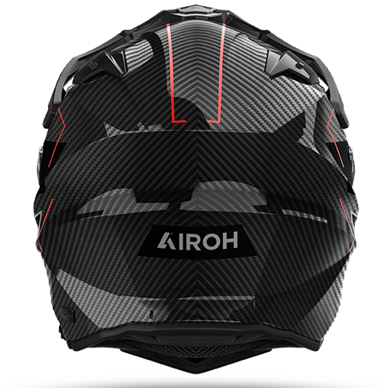 CASCO AIROH COMMANDER 2 CARBON STYLISH GLOSS