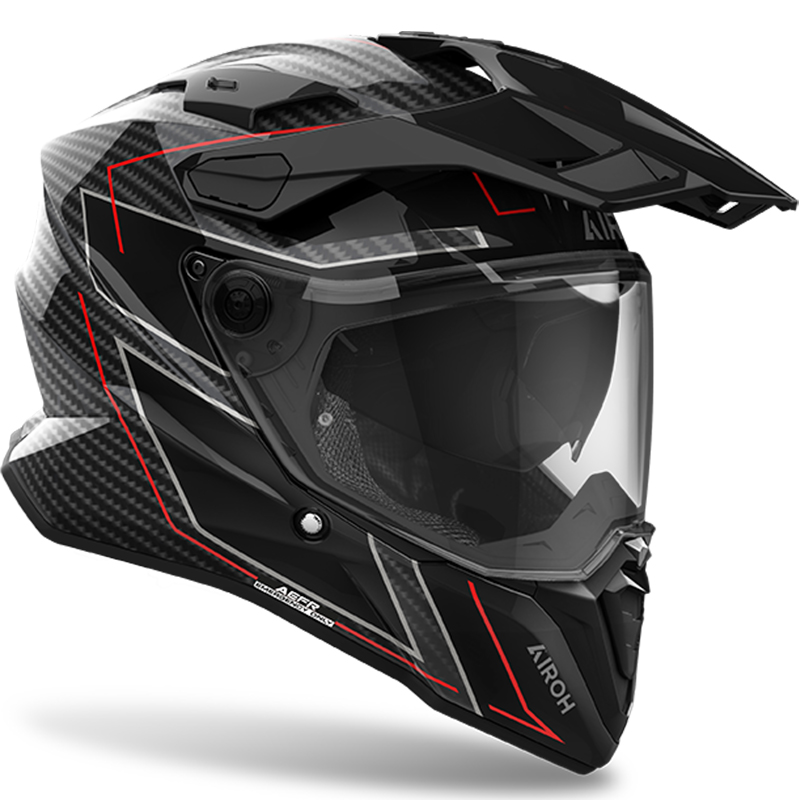 CASCO AIROH COMMANDER 2 CARBON STYLISH GLOSS