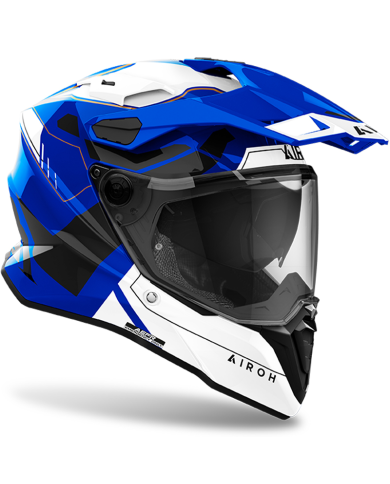 CASCO AIROH COMMANDER 2 REVEAL BLUE GLOSS