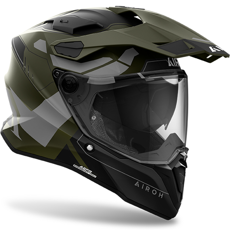 CASCO AIROH COMMANDER 2 REVEAL MILITARY GREEN