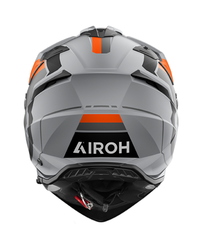 CASCO AIROH BANDIT HORN ORANGE MATT