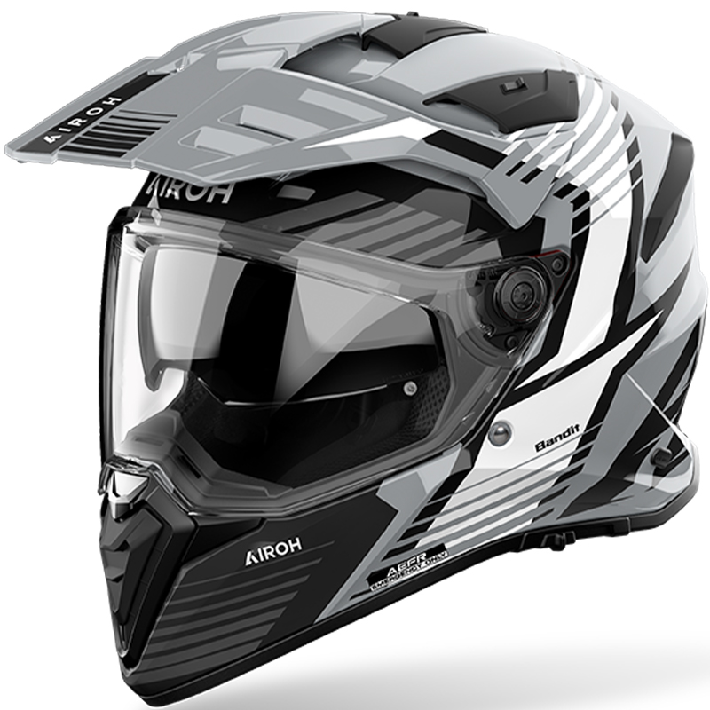 CASCO AIROH BANDIT SPICY GREY GLOSS