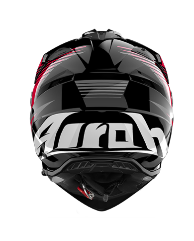 CASCO AIROH BANDIT SPICY RED GLOSS