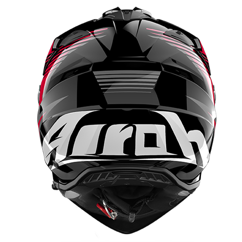 CASCO AIROH BANDIT SPICY RED GLOSS