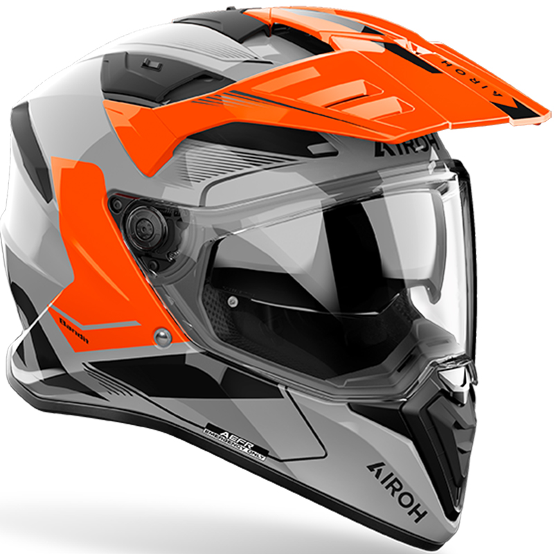 CASCO AIROH BANDIT TUNE ORANGE GLOSS