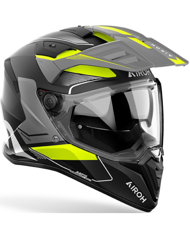 CASCO AIROH BANDIT TUNE YELLOW MATT