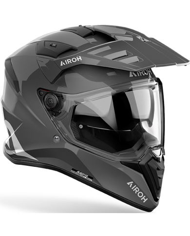 CASCO AIROH BANDIT DARK GREY GLOSS