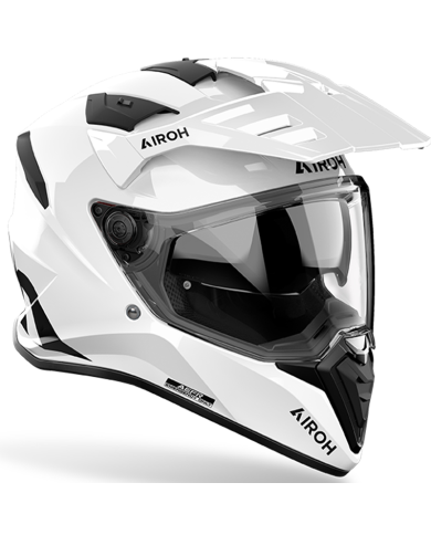CASCO AIROH BANDIT WHITE GLOSS