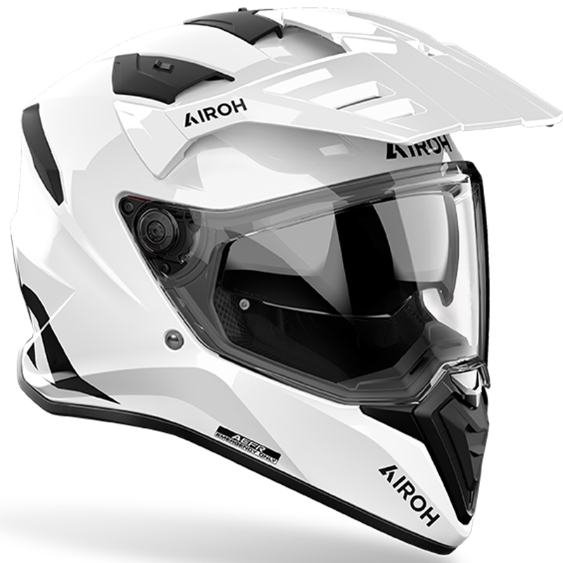CASCO AIROH BANDIT WHITE GLOSS