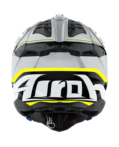 CASCO AIROH AVIATOR 3 CARBONO LEADER YELLOW GLOSS