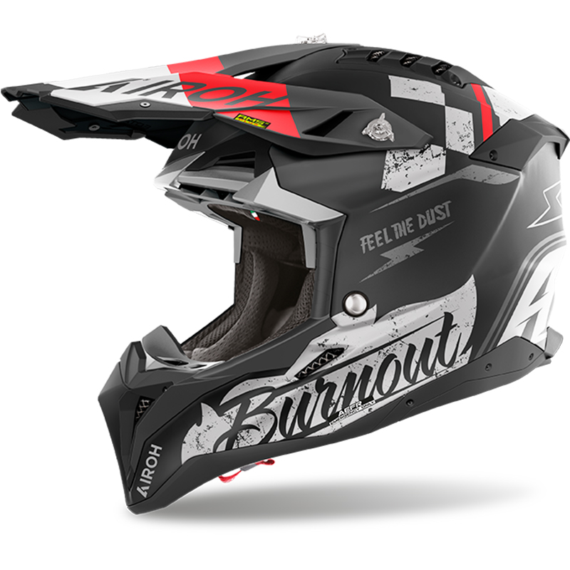 CASCO AIROH AVIATOR 3 CARBONO BURNOUT MATT