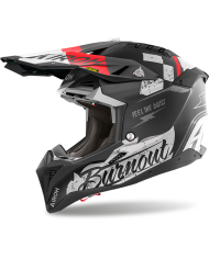 CASCO AIROH AVIATOR 3 CARBONO BURNOUT MATT