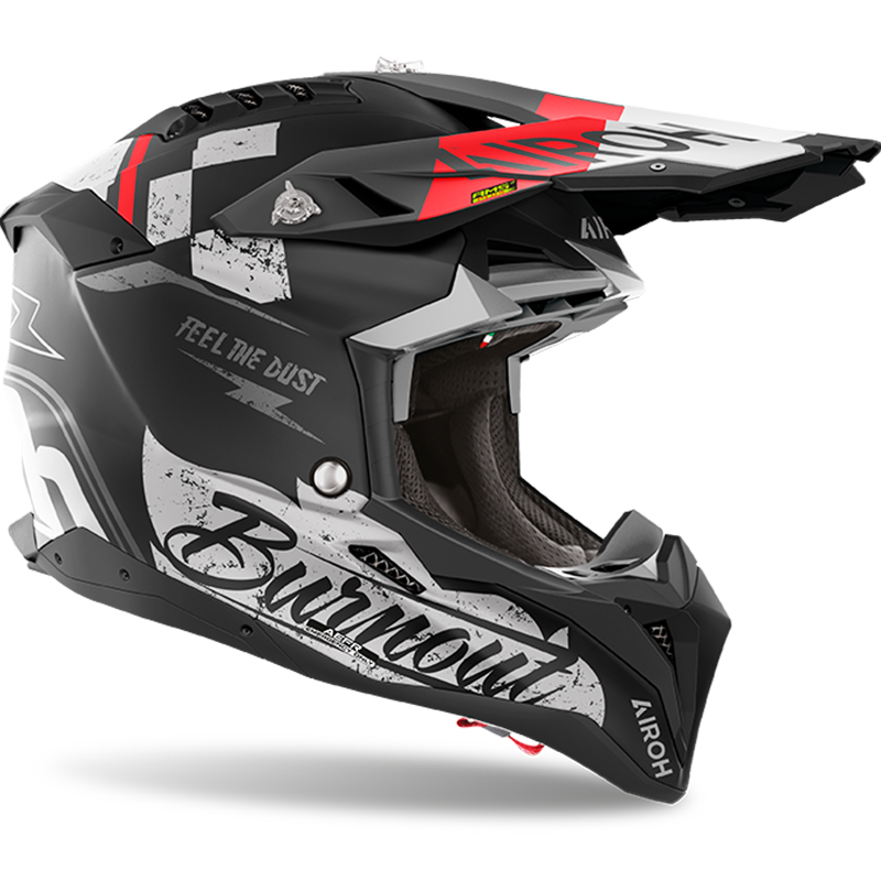 CASCO AIROH AVIATOR 3 CARBONO BURNOUT MATT