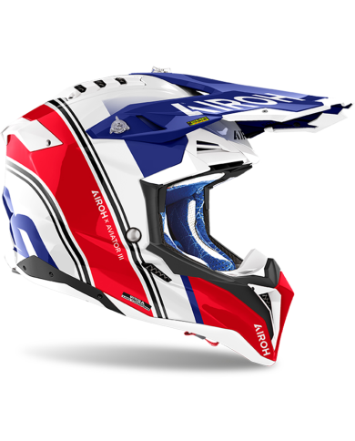 CASCO AIROH AVIATOR 3 HIMA RED GLOSS