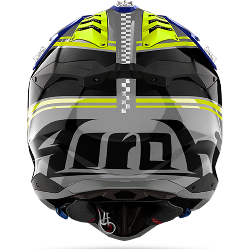 CASCO AIROH AVIATOR 3 HIMA BLUE GLOSS
