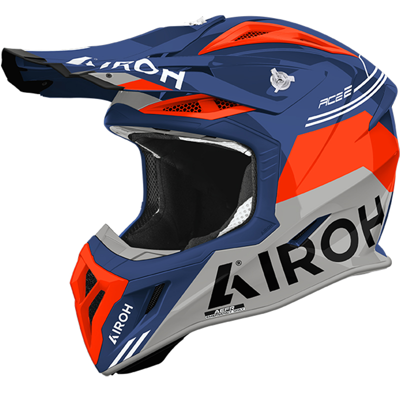 CASCO AIROH AVIATOR ACE 2 FURY CERULEAN GLOSS