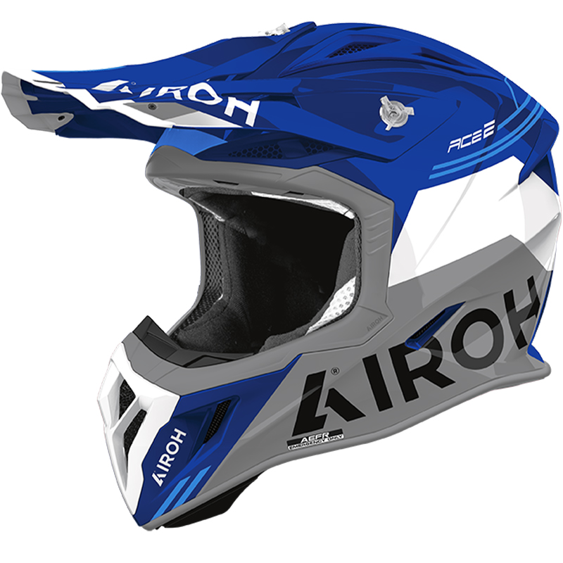 CASCO AIROH AVIATOR ACE 2 FURY BLUE GLOSS