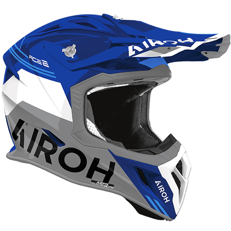 CASCO AIROH AVIATOR ACE 2 FURY BLUE GLOSS