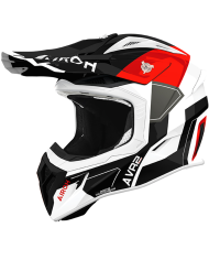 CASCO AIROH AVIATOR ACE 2 SHIELD RED GLOSS