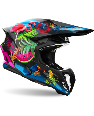 CASCO AIROH TWIST 3 AMAZONIA GLOSS