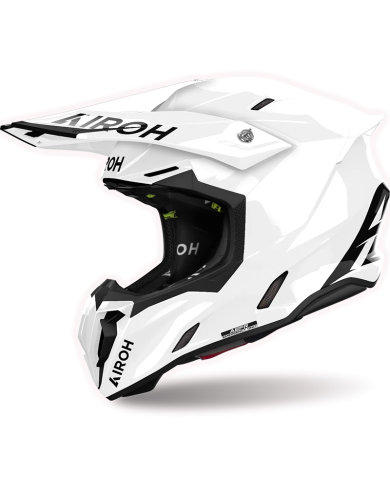 CASCO AIROH TWIST 3 WHITE GLOSS