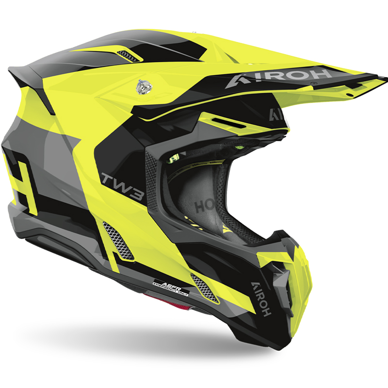 CASCO AIROH TWIST 3 FANCY YELLOW GLOSS