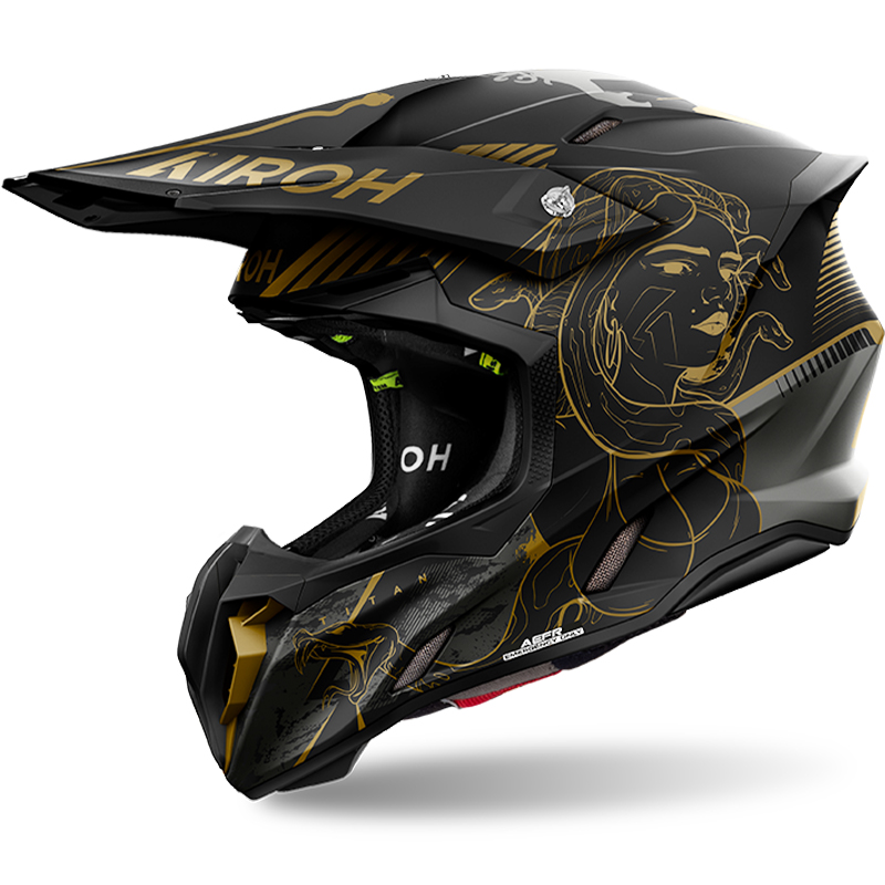 CASCO AIROH TWIST 3 TITAN MATT