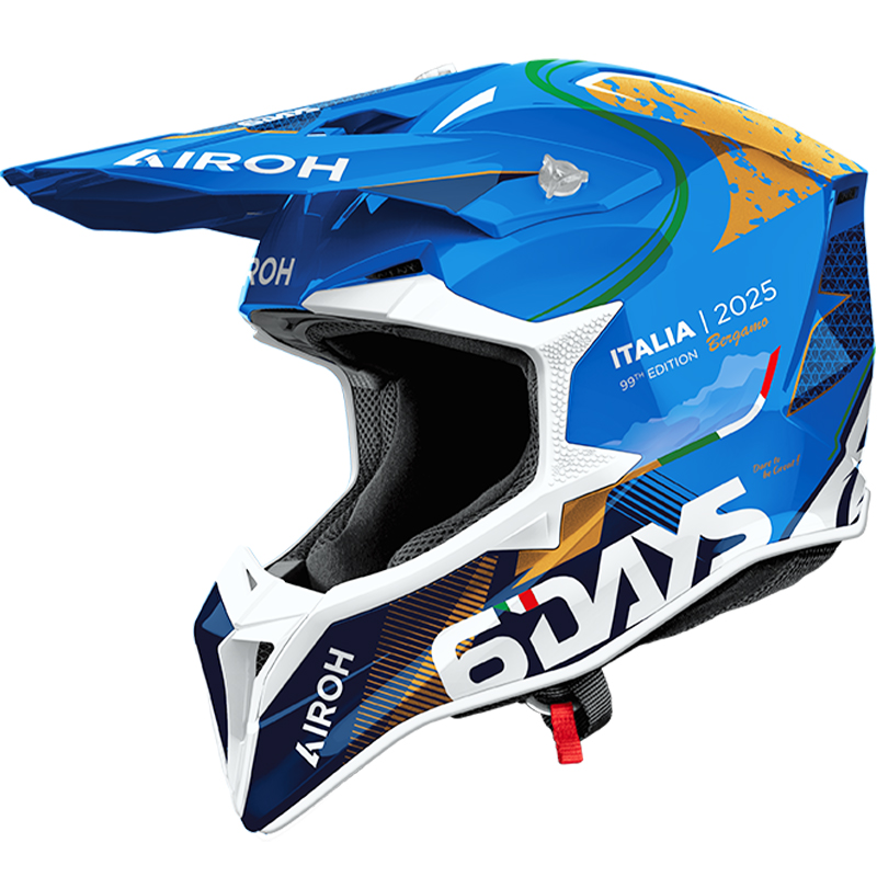 CASCO AIROH WRAAAP SIXDAYS ITALY GLOSS